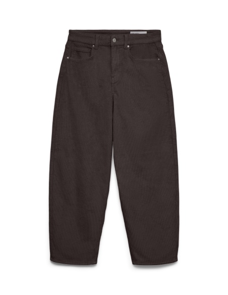 Pantalon Barrel Chocolate Torte VMBILLIE Longueur 30 Vero Moda - 3 | GIÙ